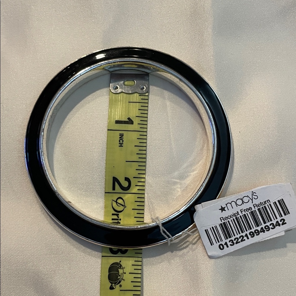 Macy's Black and Silver Tone Bracelet